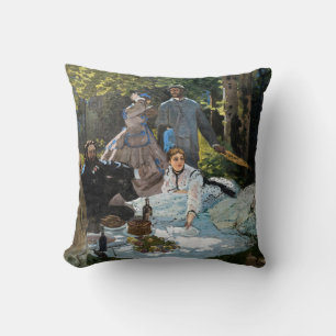 Coussin Claude Monet - Le Déjeuner sur l'herbe, panneau de