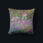 Coussin Claude Monet - Le jardin de l'artiste à Giverny<br><div class="desc">Jardin de l'artiste à Giverny / Le Jardin de l'artiste a Giverny - Claude Monet,  1900</div>
