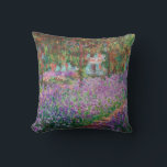 Coussin Claude Monet - Le jardin de l'artiste à Giverny<br><div class="desc">Jardin de l'artiste à Giverny / Le Jardin de l'artiste a Giverny - Claude Monet,  1900</div>