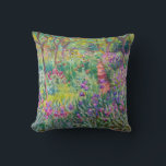Coussin Claude Monet - Le jardin d'Iris à Giverny<br><div class="desc">Jardin d'Iris à Giverny / Jardin d'Artiste à Giverny - Claude Monet,  1899-1900</div>