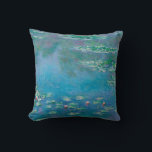 Coussin Claude Monet. L'Eau Est Nichée. Impressionnisme fr<br><div class="desc">Claude Monet "Water Lys" lance l'oreiller.</div>
