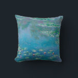 Coussin Claude Monet. L'Eau Est Nichée. Impressionnisme fr<br><div class="desc">Claude Monet "Water Lys" lance l'oreiller.</div>