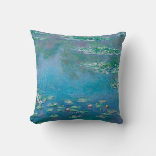 Coussin Claude Monet. L'Eau Est Nichée. Impressionnisme fr