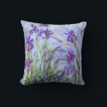 Coussin Claude Monet - Lilac Irises / Iris Mauves<br><div class="desc">Lilac Irises / Iris Mauves - Claude Monet,  1914-1917</div>