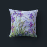 Coussin Claude Monet - Lilac Irises / Iris Mauves<br><div class="desc">Lilac Irises / Iris Mauves - Claude Monet,  1914-1917</div>