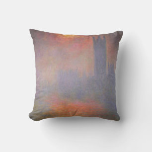 Coussin Claude Monet London Chambres du Parlement du Royau