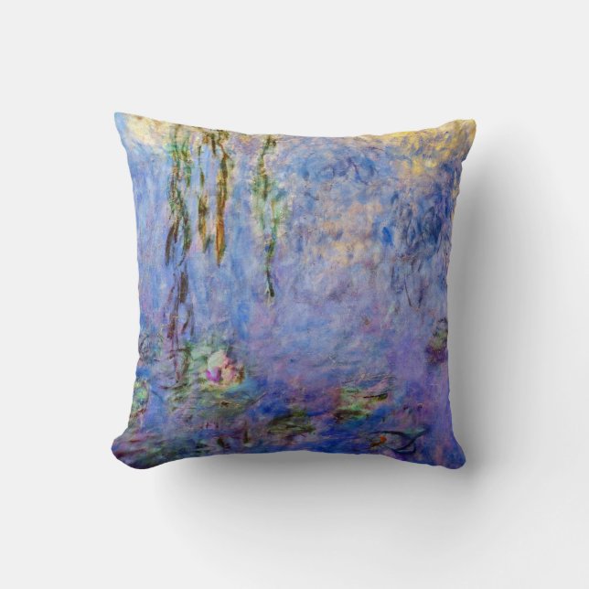 Coussin Claude Monet - Lys d'eau (Recto)