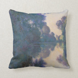 Coussin Claude Monet Matin sur la Seine près de Giverny