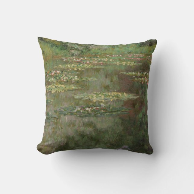 Coussin Claude Monet | Nénuphars ou l'étang de l'eau  (Recto)