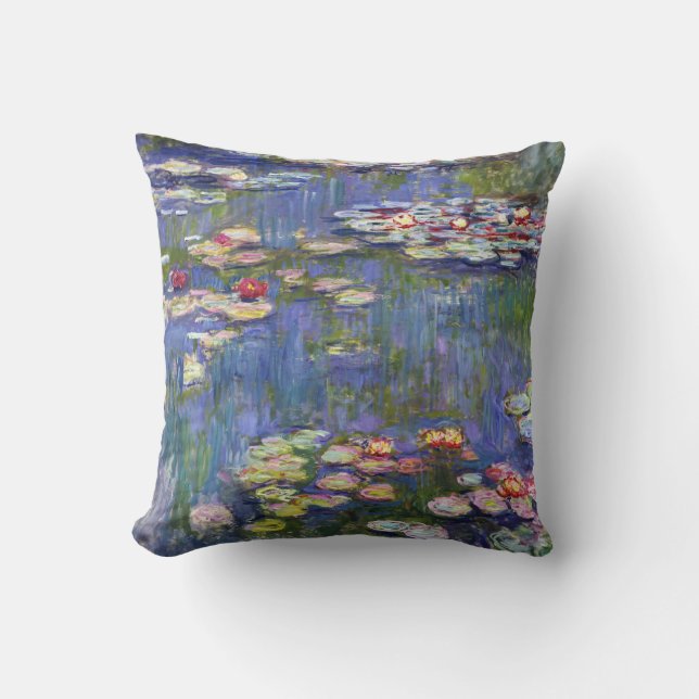 Coussin Claude Monet - Nymphéas (Recto)