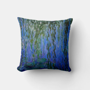 Coussin Claude Monet - Nymphéas avec saule pleureur