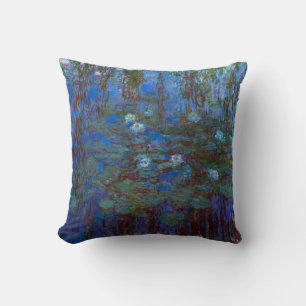 Coussin Claude Monet - Nymphéas bleus
