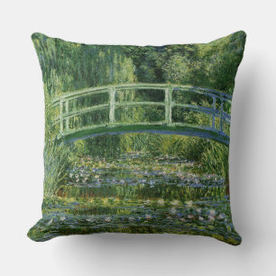 Coussin Claude Monet, Nymphéas et le Pont Japonais