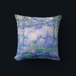 Coussin Claude Monet Water Lilie L'Art Impressionniste Fra<br><div class="desc">Claude Monet Water Lilies Art French Impressionist Water Lilies (ou Nympheas) est une série d'environ 250 peintures à l'huile de l'impressionniste français Claude Monet. Les peintures représentent le jardin fleuri de Monet à Giverny.</div>