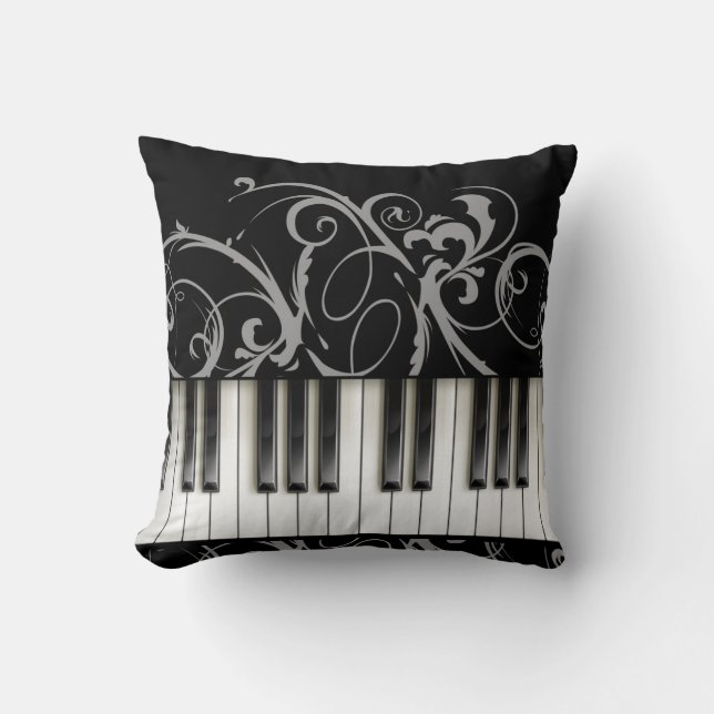 Coussin Clavier pour piano (Recto)