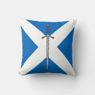Coussin Claymore et Saltire