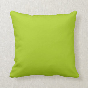 Coussin Clé Lime Vert Jaune Solid Tendance Couleur Arrière