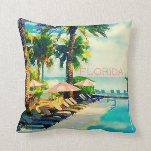 Coussin Clé rétro Ouest, Floride Jeu d'oreiller