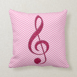 Coussin Clef triple de parties scintillantes de roses