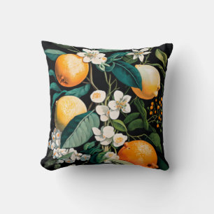Coussin Clementine Mandarine