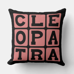 Coussin Cléopâtre, pharaon égyptien