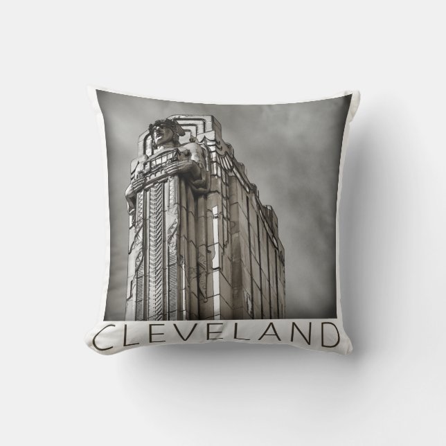 Coussin Cleveland - gardien du trafic (Recto)