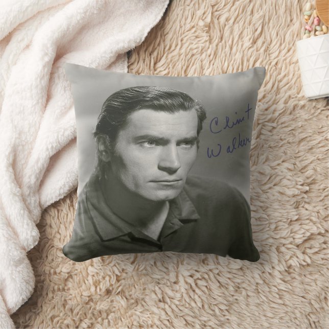 Coussin clint walker signé (Couverture)