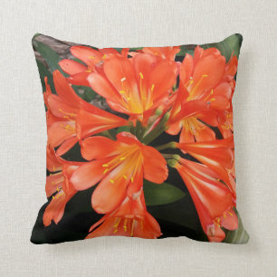 Coussin Clivia Miniata - La Belle Fleur Orange