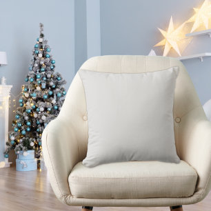 Coussin Cloches d'argent Gris Moderne Solide Basique