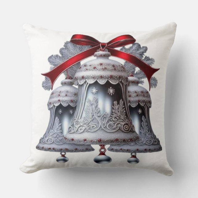 Coussin Cloches en argent (Recto)