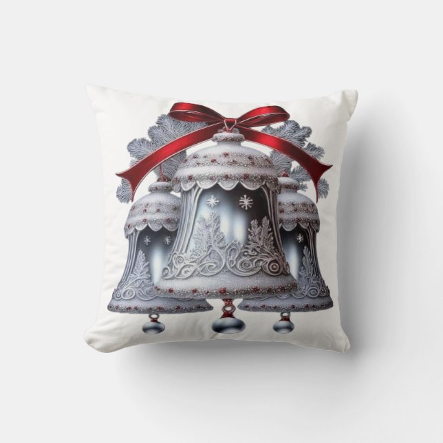 Coussin Cloches en argent (Recto)