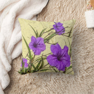 Coussin Closeuse de Petunias pourpre