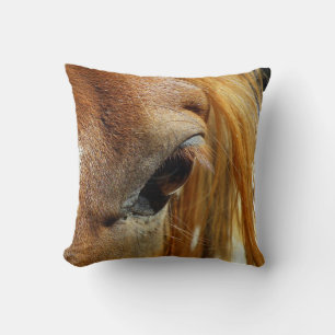 Coussin Closeuse des yeux du cheval
