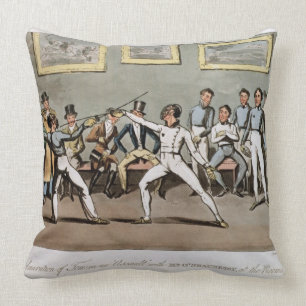 Coussin Clôture : L'admiration de Jerry de Tom dans un