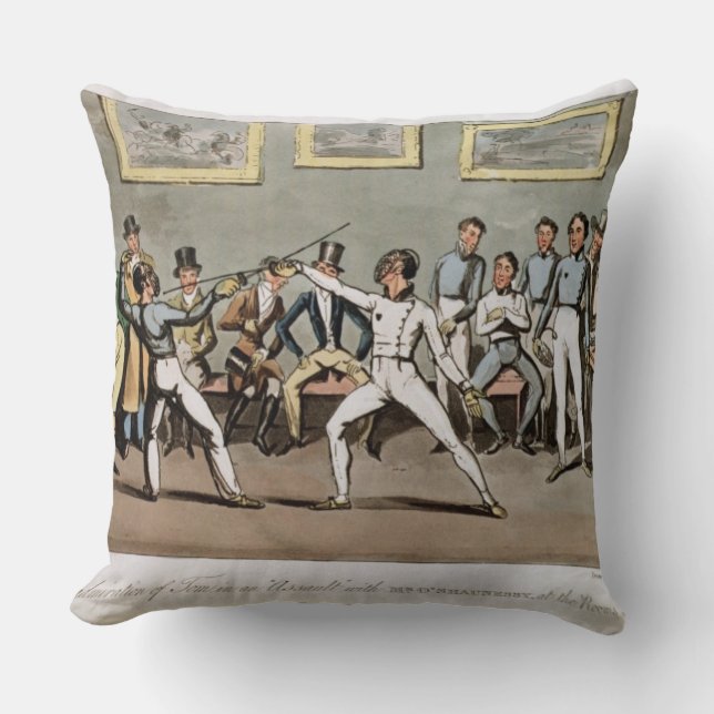 Coussin Clôture : L'admiration de Jerry de Tom dans un (Recto)