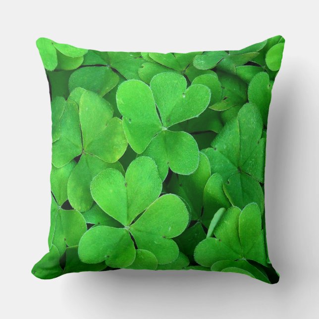 Coussin Clover irlandais (Recto)