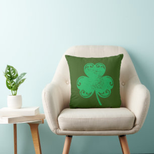 Coussin Clover vert