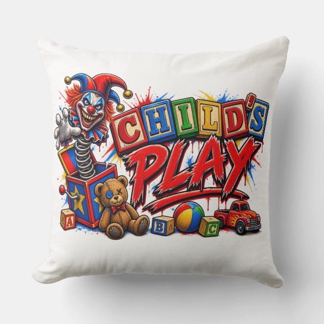 Coussin Clown à boîte (Recto)