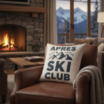 Club de ski après Logo Montagne - Hiver personnali