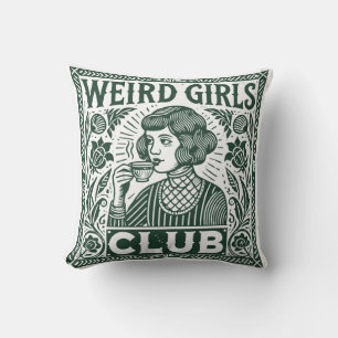Coussin Club des filles étranges