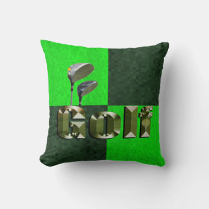 Coussin Clubs de golf Green Mosaic, Cushion
