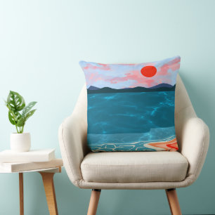 Coussin Coastal Hues