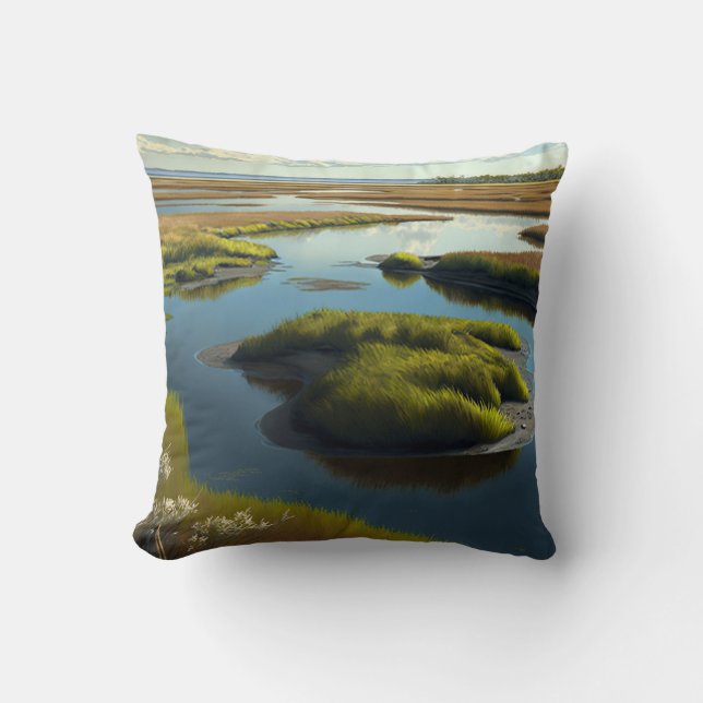 Coussin Coastal tranquillité (Recto)