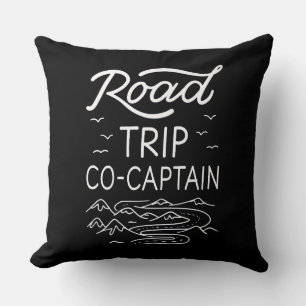 Coussin Cocapitaine de road trip I - Navigateur de camping