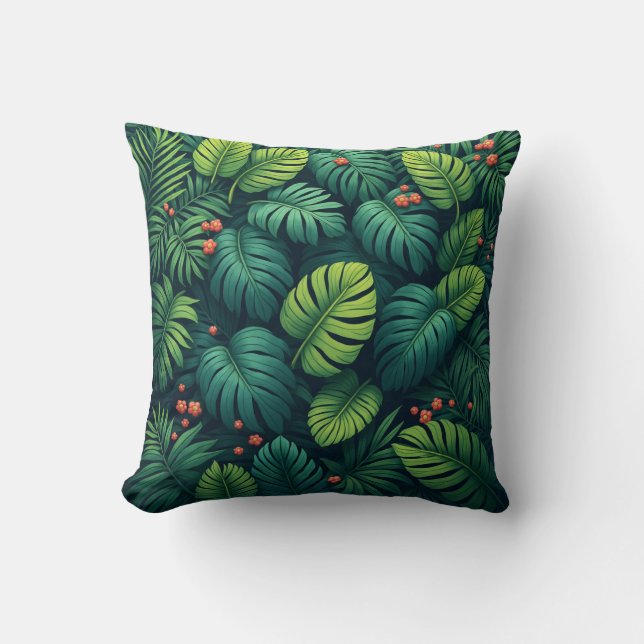 Coussin Cochion de forêt tropicale (Recto)
