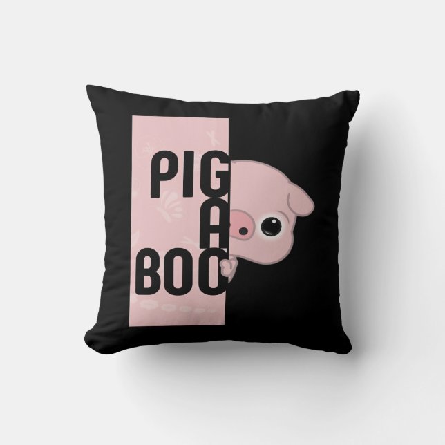 Coussin Cochon A Boo (Recto)