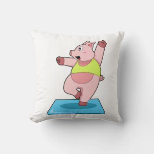 Coussin Cochon au yoga Fitness