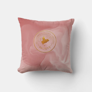 Coussin Cochon de vol en or