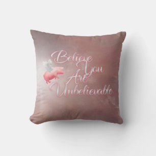 Coussin Cochon Volant - Soyez Incroyable