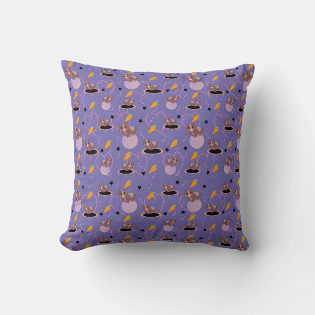 Coussin Cochons d'Inde mignons en train de faire de l'exer (Recto)